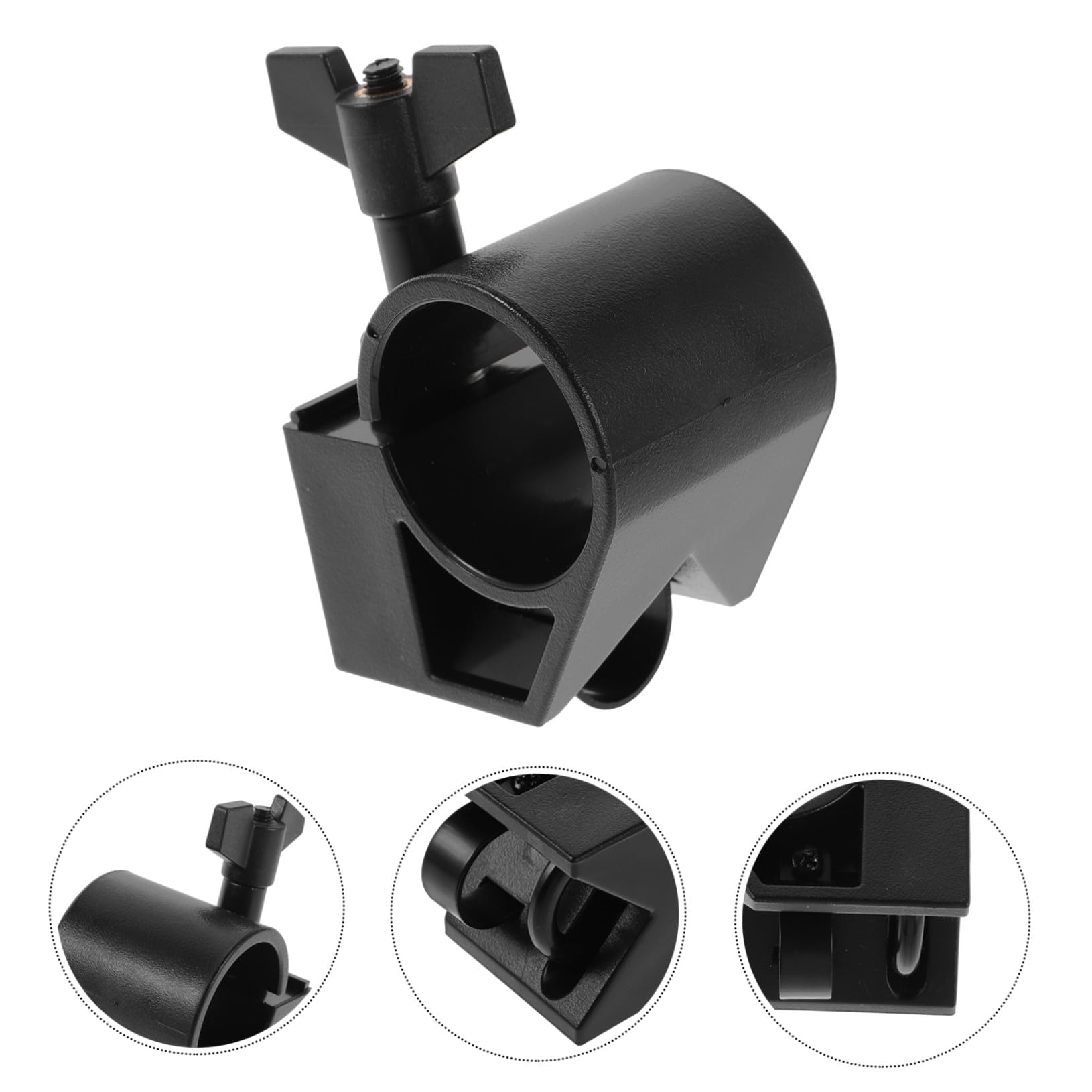 VANZACK Pinces de Support de Batterie pour Tambour Électronique, Fixation pour Équipement de Fixation du Tambour, en Plastique, Compatible Rack, pour Répétitions et Concerts