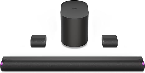 VIZIO 5.1.2 Elevate SE Soundbar, Wireless Subwoofer, Surround Sound w/Dolby Atmos & DTS:X, Bluetooth Speaker, QuickFit™ Compatible – SL512X-08 (New, 2024 Model)
