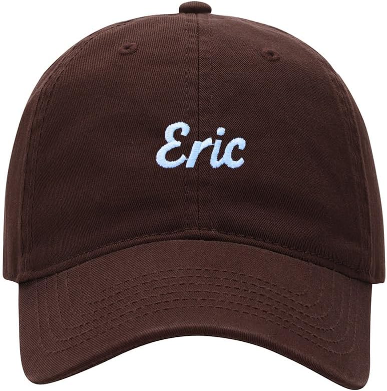 Baseball Cap Men Name Eric Gift Embroidered Washed Cotton Dad Hat Baseball Caps
