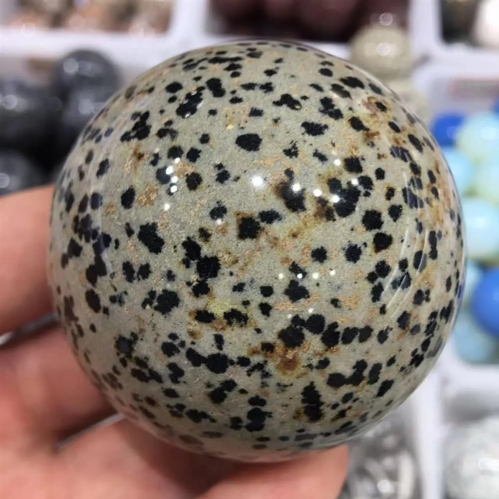 Stone Sesame Ball Crystal Sphere Home Decoration Aquarium Gift(400-500g)