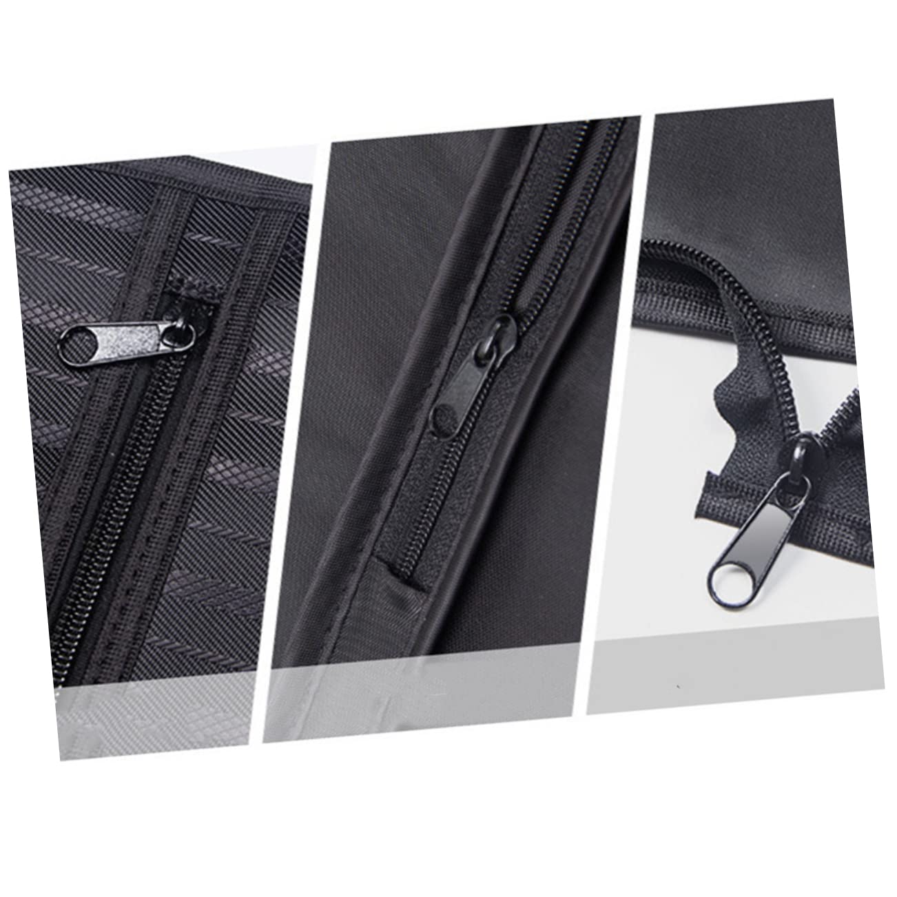 MAGICLULU Anzugshülle Gestreifte Manteltasche Atmungsaktive Kleidersack mit Reißverschluss und Griff Schutzhülle für Kleidung Staub und Schmutzschutz Zufälliger Stil