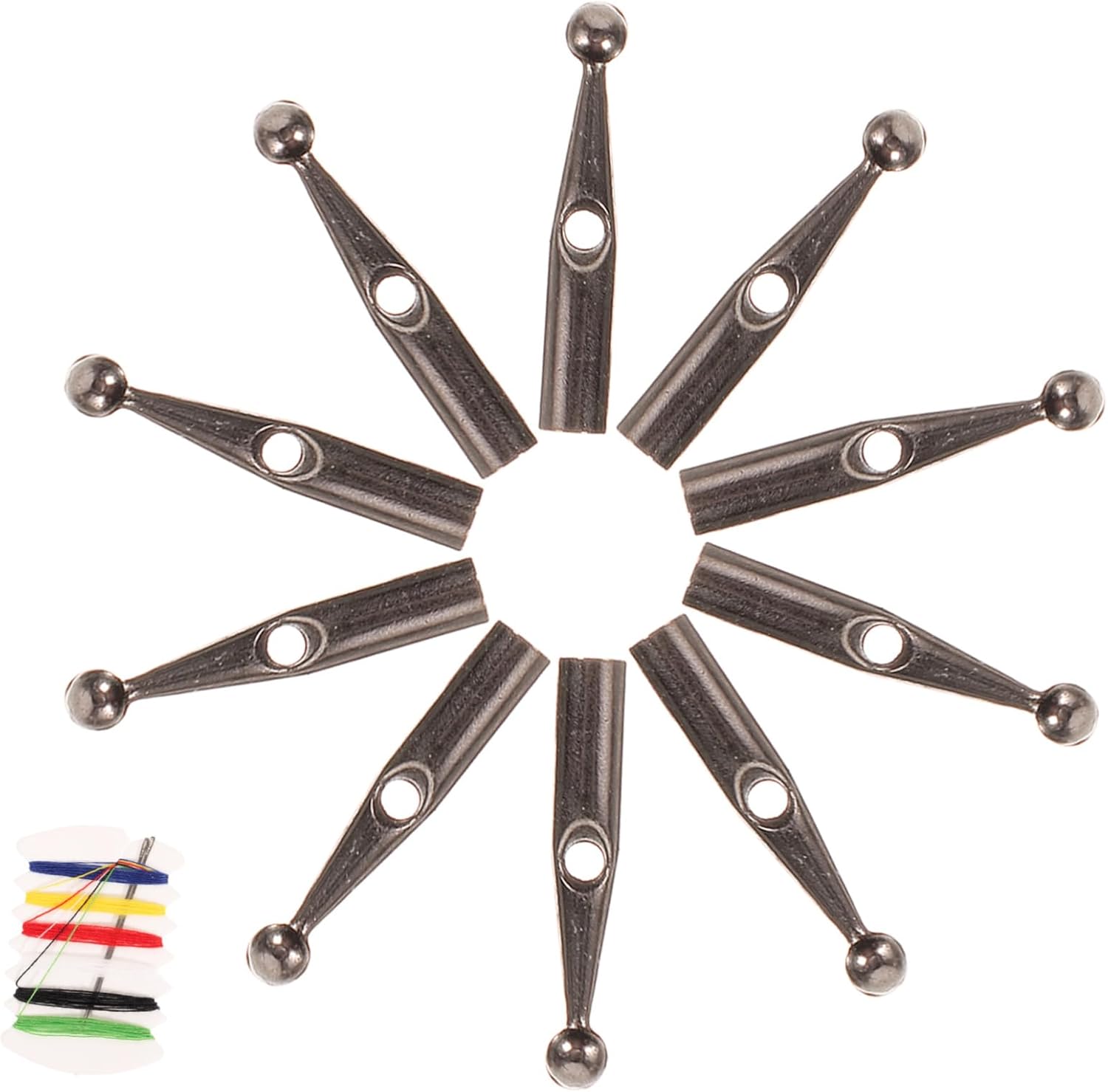 Lot De 10 Perles De Rechange Pour Queue De Parapluie : Embouts De 10 X