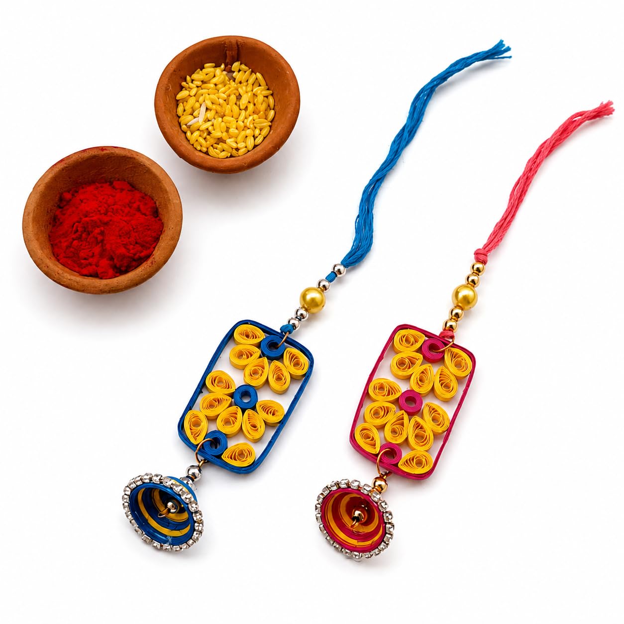 adcom Handcrafted Beautiful Bhabhi/Lumba Rakhi-picture-2