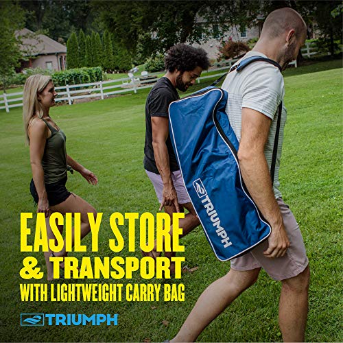 Triumph Sports Badminton Set for Backyard & Outdoors with 4 Badminton Rackets, 3 Birdies, Net, Boundary Lines & Carry Bag by Triumph Sports - Image 6