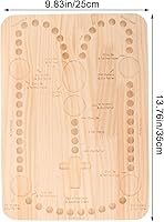 Vista 2 de EXCEART Tablero de cuentas ergonómico Herramientas de cuentas para hacer joyas DIY Tableros de cuentas para rosario