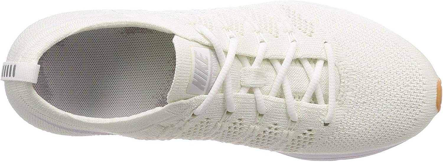 Nike Mens Flyknit Trainer AH8396 102 - Size 4 White/White-White