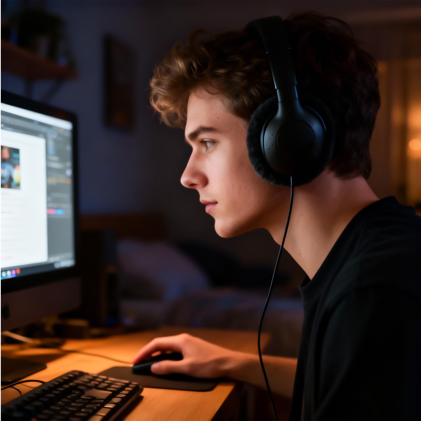 Kopfhörer mit 3.5 mm Klinkenanschluss, 10 Pack kopfhörer schule, Lautstärke Verstellbar On-Ear Headset mit 1.2 m Kabel, Bügelkopfhörer klinkenstecker für Computer, Laptop, Tablet Multimedia-Geräte