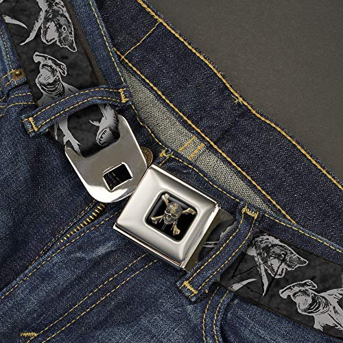 Buckle Down Men's Seatbelt Belt Pirates 1.5" W, 32-52" L2