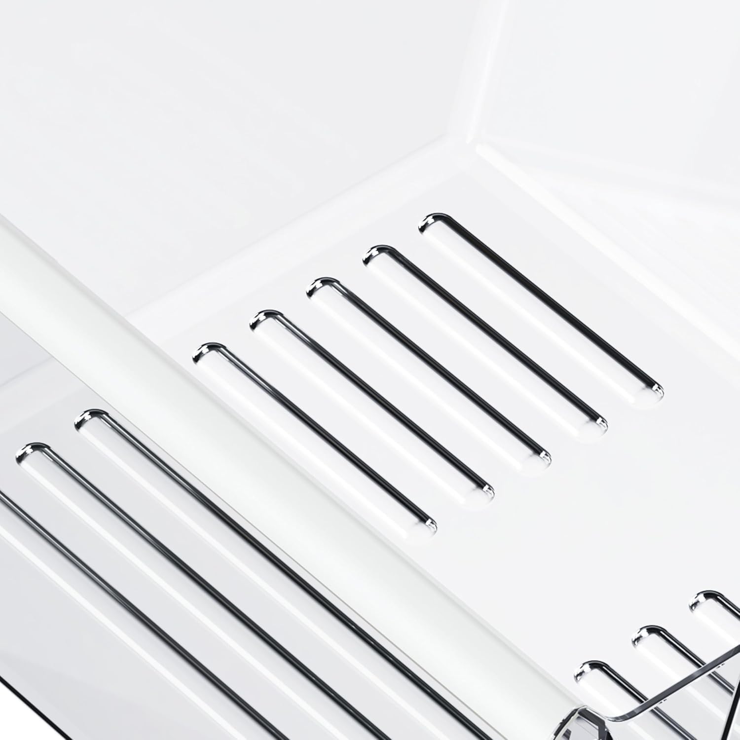 Kojem 2188656 Replacement Crisper Drawer (Upper) Compatible with Whirlpool Kenmore Refrigerator Upper Bin with Humidity Control Plastic (PS) Clear