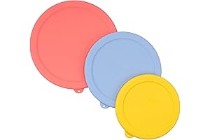 3 Pack Silicone Pyrex Lids Replacement