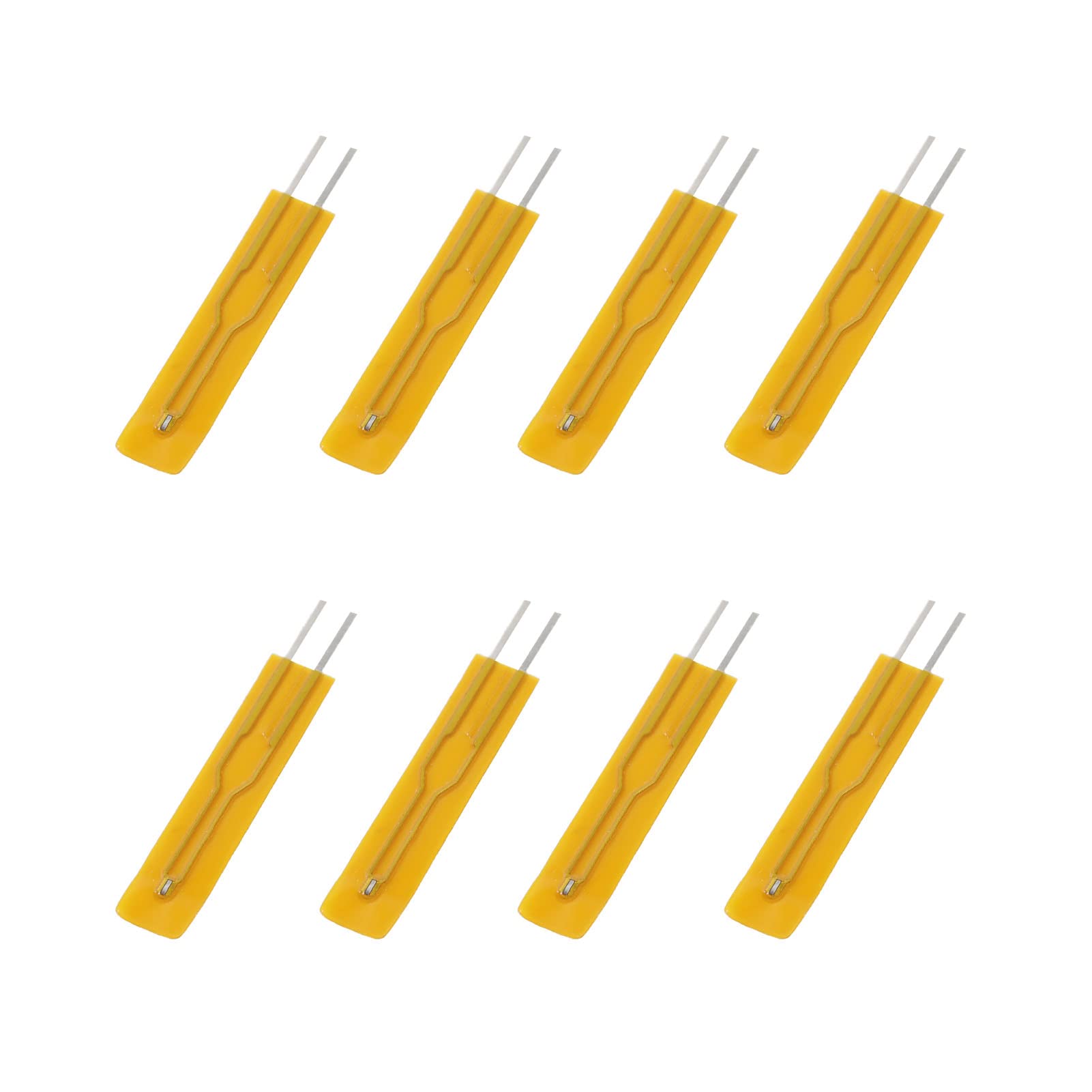 FLEXMAN 50Pcs Thin Film Thermistors, 0.15 Thickness Fast Speed Metal Film NTC Thermistor for Electric Power, Aerospace, Communication Network, Consumer Electronics, Automobile