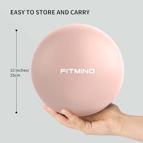Miniatura 6 de Pelota de pilates  Bola de núcleo de 10 pulgadas para yoga, estabilidad, fitness, entrenamiento abdominal y núcleo, terapia física