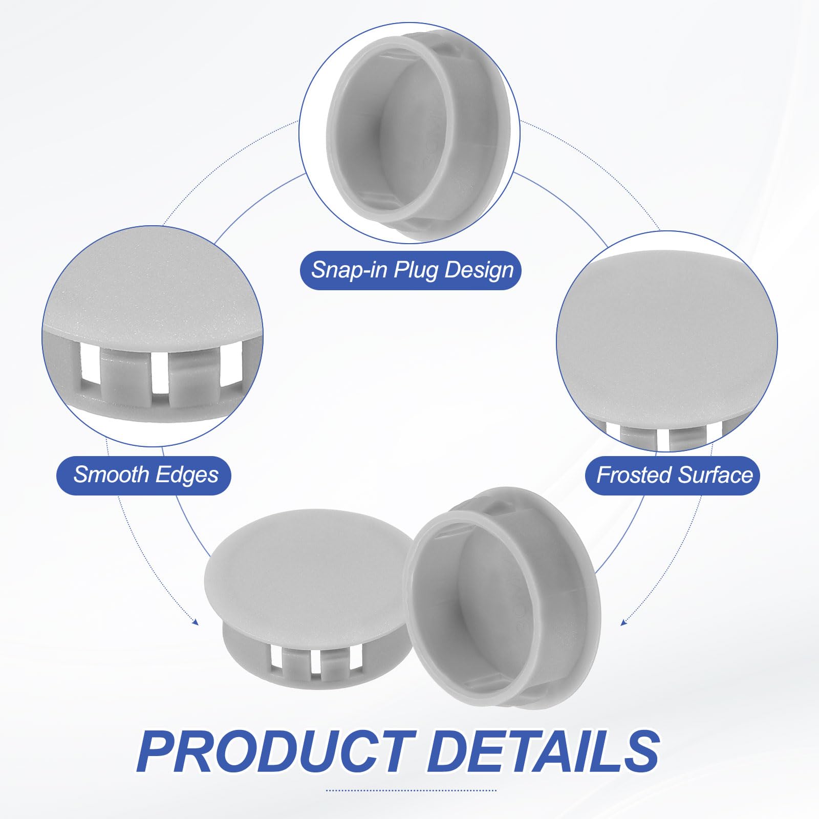 PATIKIL 30mm/1-3/16" Plastic Hole Plugs - Image 3