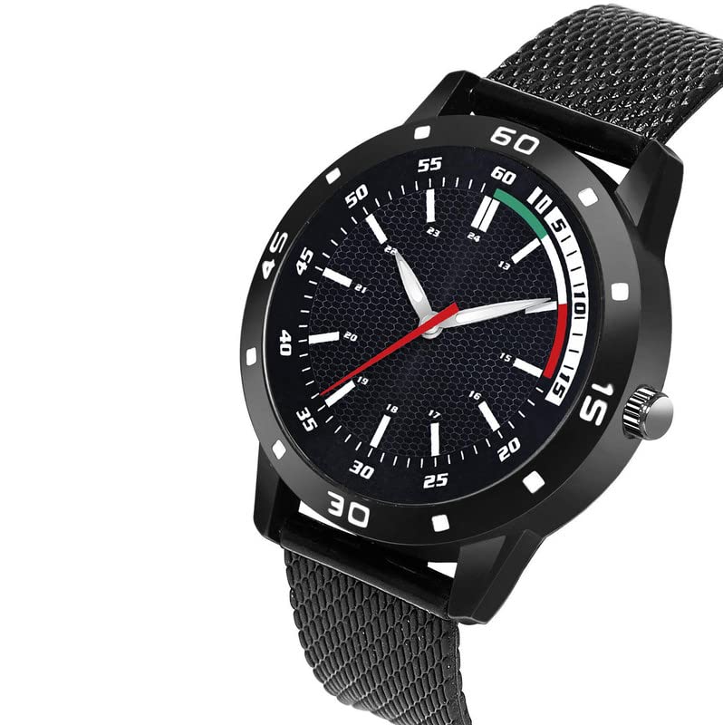 Image of Men's Stylish Casual Wrist Watch with Premium Details and Sporty Appeal