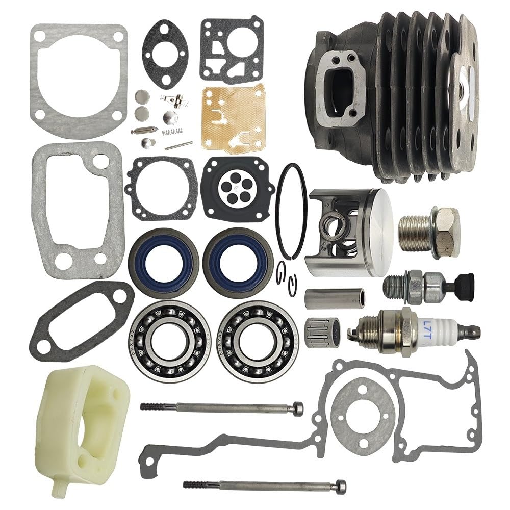 Kit Cylindre-Piston 52mm Performant pour Optimiser la Puissance de la Tronçonneuse 272XP
