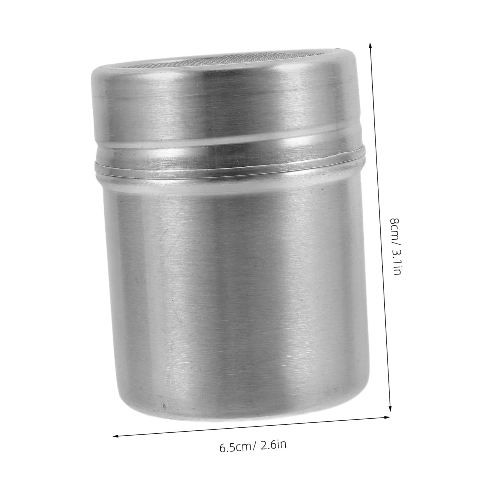LIFKOME Stainless Steel Spice Shaker Dispenser Versatile Kitchen Canister for Powdered Sugar Seasonings and Easy to Use Storage Container