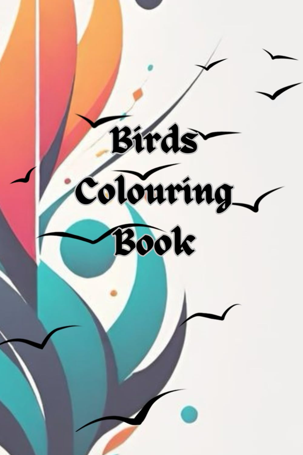 Birds colouring book