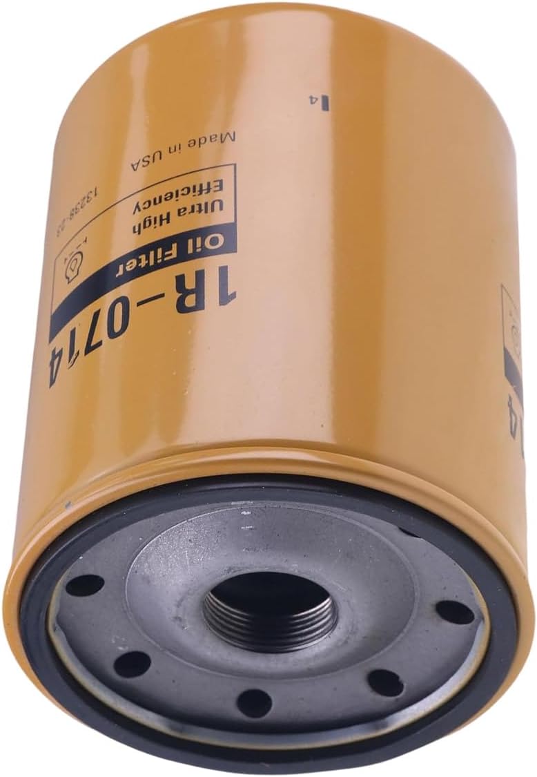 1R-0714 9N-6007 4PCS Oil Filter+Dismantling wrench Compatible with Caterpillar CAT Excavator 307C 306 308C 308D 305.5 4M40 E200B Backhoe Loader 446B 446D