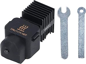 3D Printer Hotend Kit for Bambues Lab A1 | All Metal High Temp (500°C) Replacement with Removable Steel Nozzle & Quick Release Design (0.8mm): Amazon.com: Industrial & Scientific