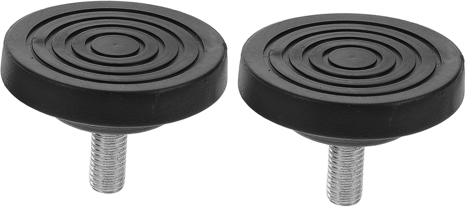Artibetter 2pcs Adjustable Slip Furniture Leveling Feet for Treadmill Exercise Bike Sofa Table and Cabinet Rubber Pads for Enhanced Stability and Noise Reduction