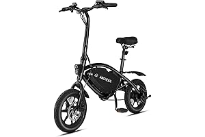 ANCHEER Folding Electric Bike with a Powerful 350W Electric Motor