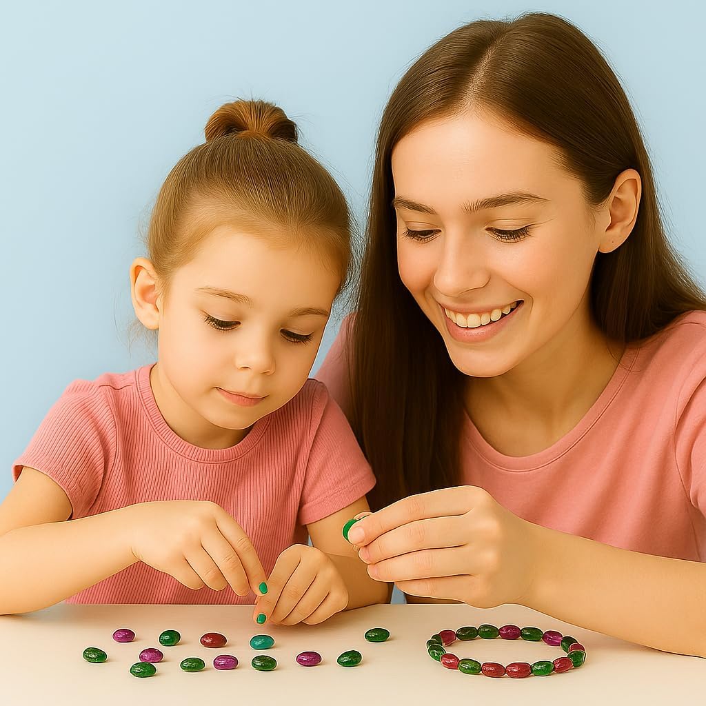 YITOHOP Glass Beads for Bracelets,6X8 MM Rice Shape Glass Crystal Beads for Jewelry Making, Cylindrical Craft Beads for Friendship Bracelets, Necklace,Earring, Arts Crafts Gifts - Image 3