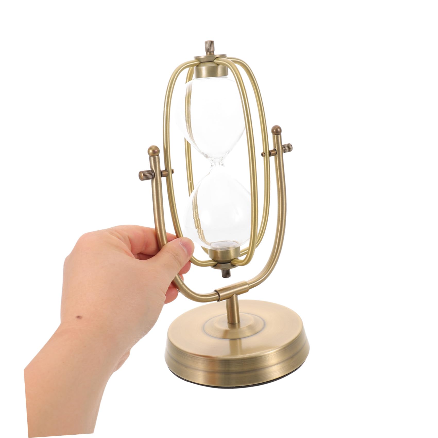 Reloj de Arena Rellenable para Bodas Vintage Rotación 360°