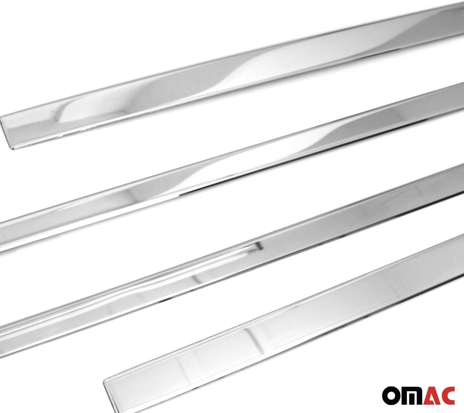 OMAC Side Door Molding Trim for Mitsubishi Eclipse Cross 2018-2024 Stainless Steel 4X