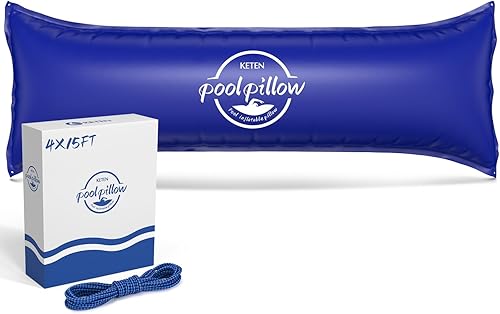 Keten Almohadas de piscina para piscinas sobre el suelo de 4 x 4 pies, almohadas de piscina resistentes, extra duraderas de PVC de 0.016 in,