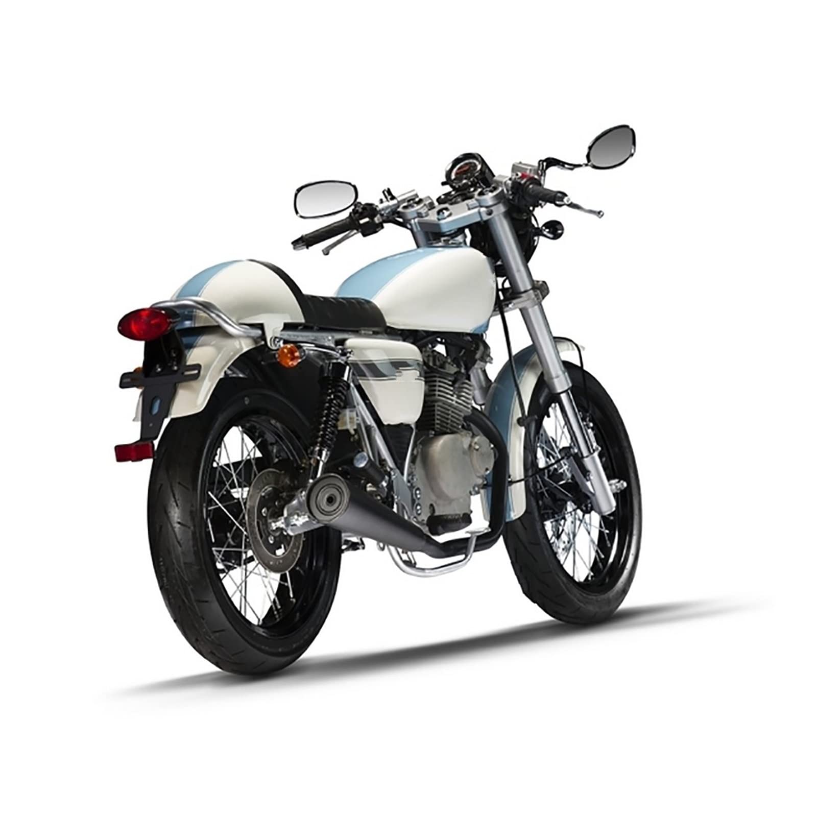 Amazon | バイクバーエンドミラー ビンテージ オートバイ用ために