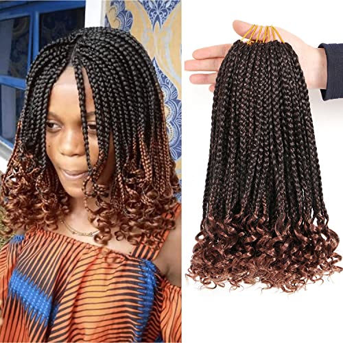 Goddess Box Braids Crochet Hair 8 Packs Pre-looped Boho