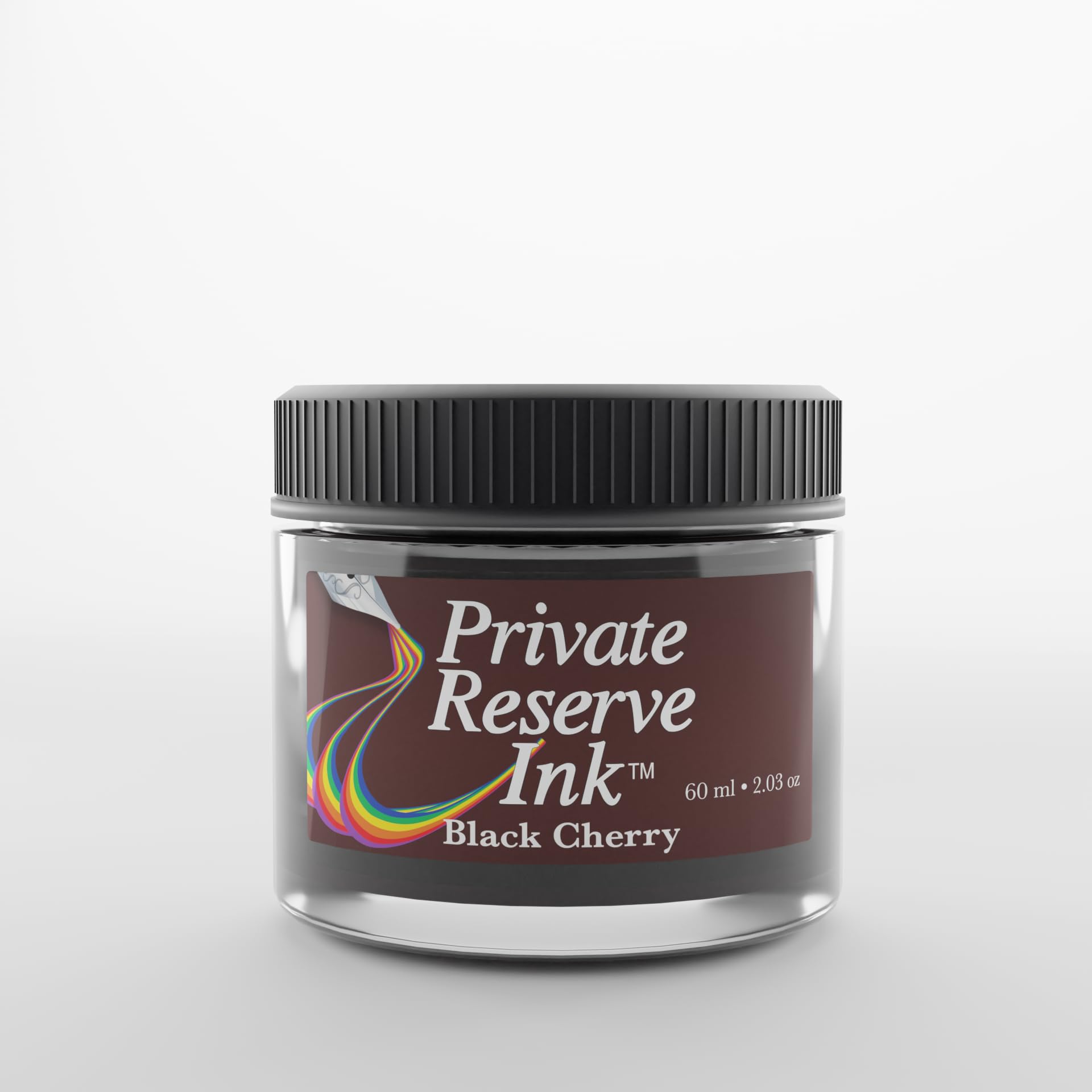 Private Reserve Ink Black Cherry – Premium 60ml Fountain Pen Ink Bottle | Deep Burgundy with Fast-Drying Formula | Archival Quality & pH-Balanced |