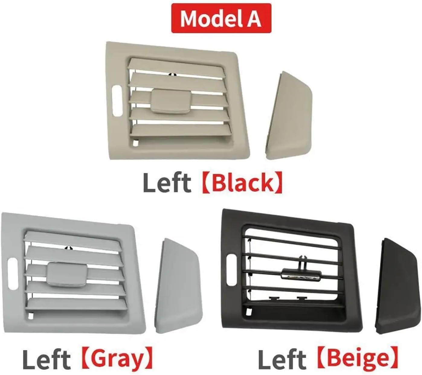 LHD Front Row left right Wind Center Console Air Conditioning Vent Grill Outlet Panel Fit For Benz W251 R Class 2518300254(Beige)
