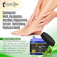 Vista 5 de Gel refrescante tópico Tratamiento profesional de crioterapia para pies y piernas con complejo refrescante de acción cuádruple para alivio