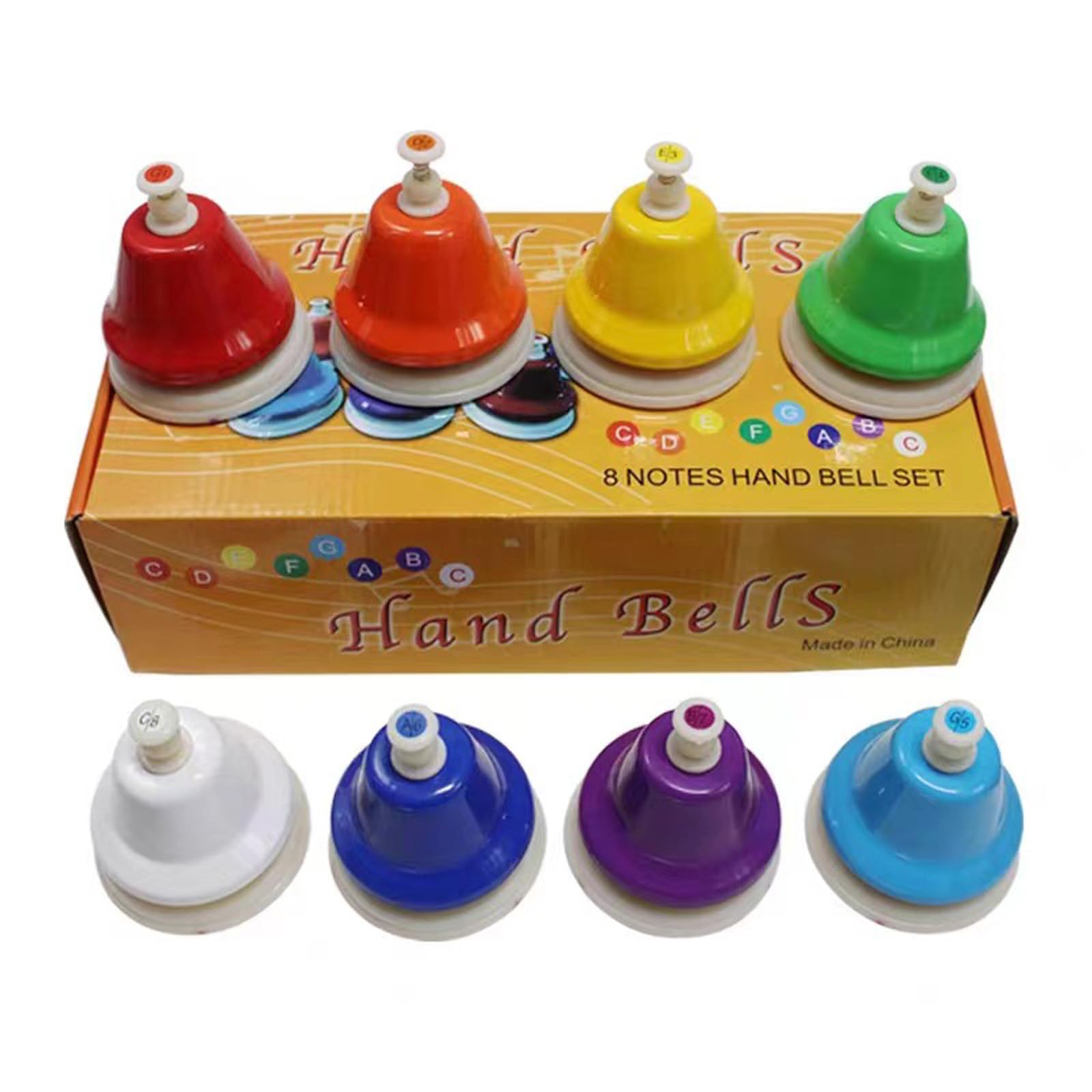 Strumento a percussione professionale in metallo Orff per l ' educazione musicale e l ' esplorazione del suono con effetti sonori Strumenti musicali per bambini