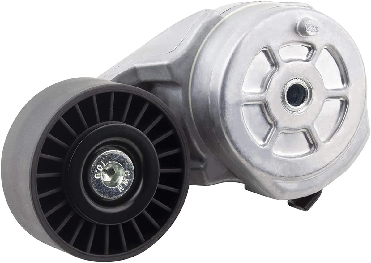 Belt Tensioner Assembly w/Pulley Fit For Dodge Ram 2500 3500 1994-2002, For Dodge D250 D350 W250 W350 1989 1990 1991 1992 1993 L6 5.9L Diesel Replace# 38157, 3912254, 4429254, 5017789AA