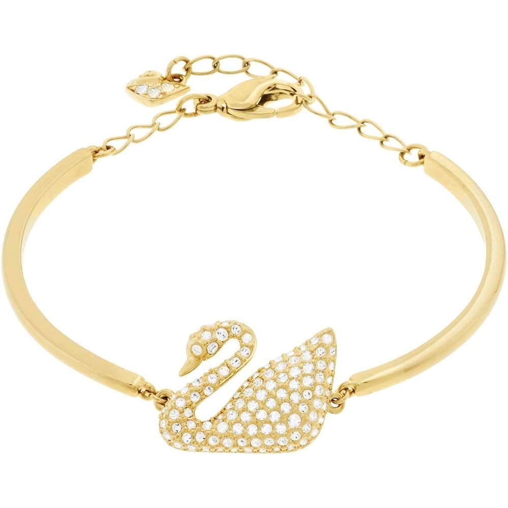 Amazon.com: Swarovski 5083133 Swan Bangle: Clothing, Shoes