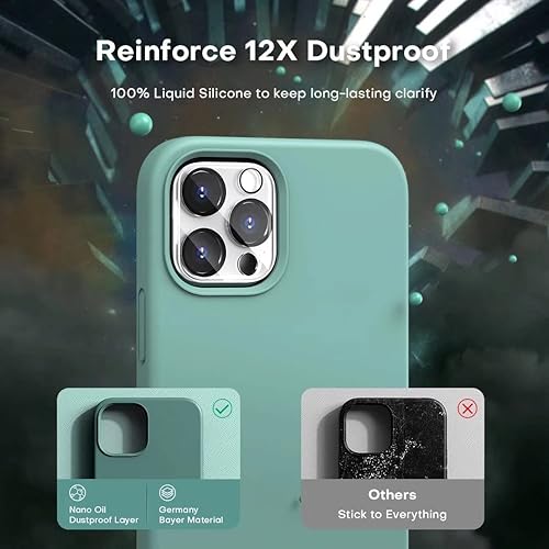 Vista 14 de TOCOL - Funda 5 en 1 para iPhone 11, con 2 protectores de pantalla + 2 protectores de lente de cámara, funda delgada de silicona líquida a prueba