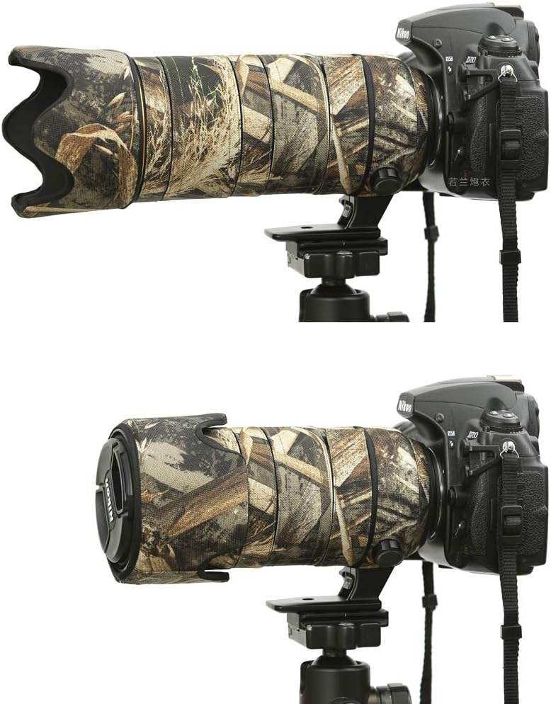 ROLANPRO Camouflage Lens Cover for Nikon AF-S 70-200mm f/2.8E FL ED VR Coat Lens Protective Sleeve Case Raincover-#9 Waterproof