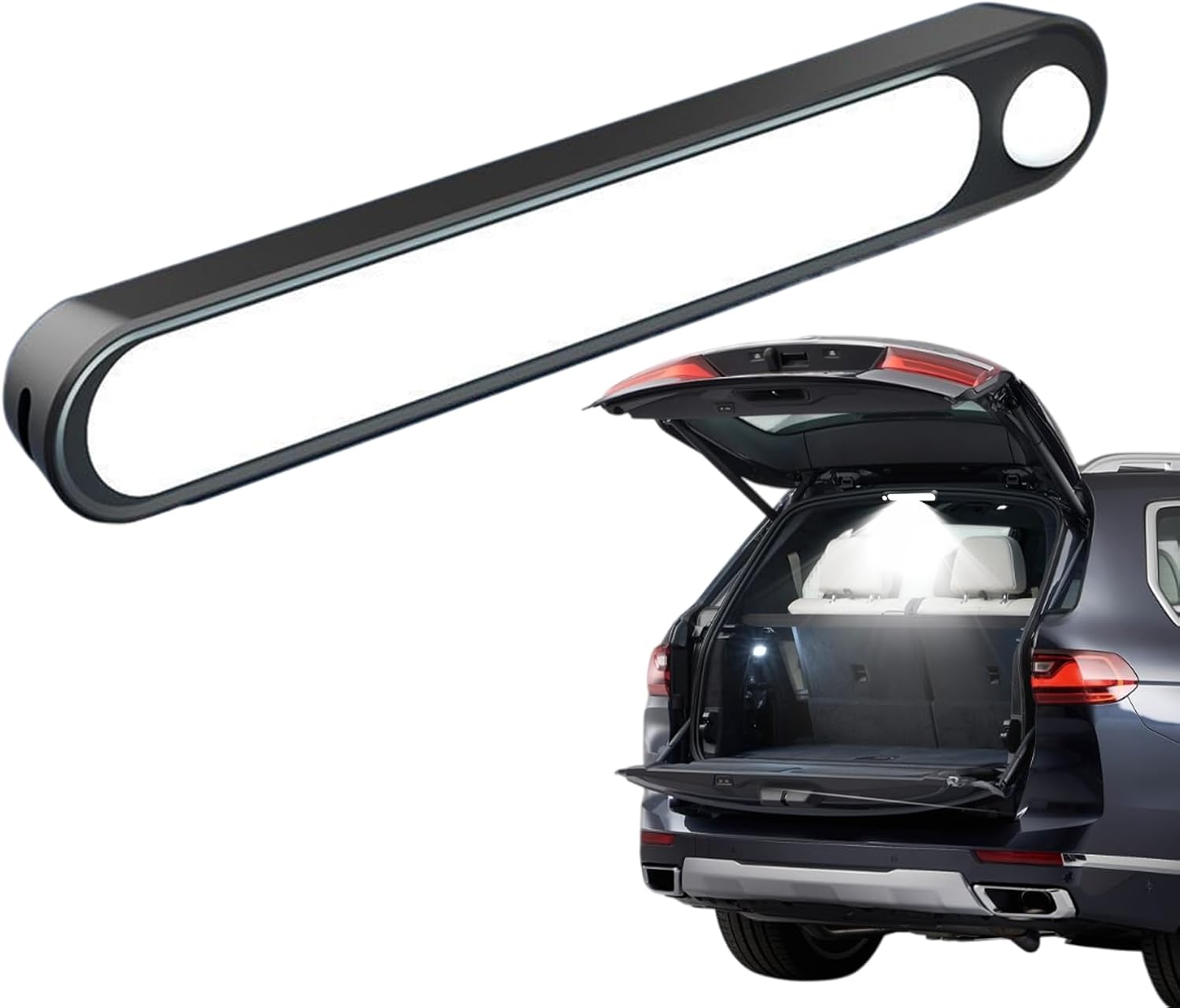 Interior Led Car Trunk Automatics Sensor Light | Car Trunk Automatic Sensing Light | for Floor Trunks Lid USB Rechargeable Automatic Sensings Lights Strip Magnetic Manual Sensing Mode Lights