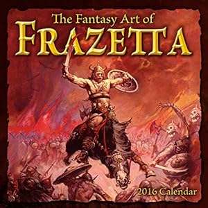 Livres Couvertures de The Fantasy Art of Frazetta 2016 Calendar