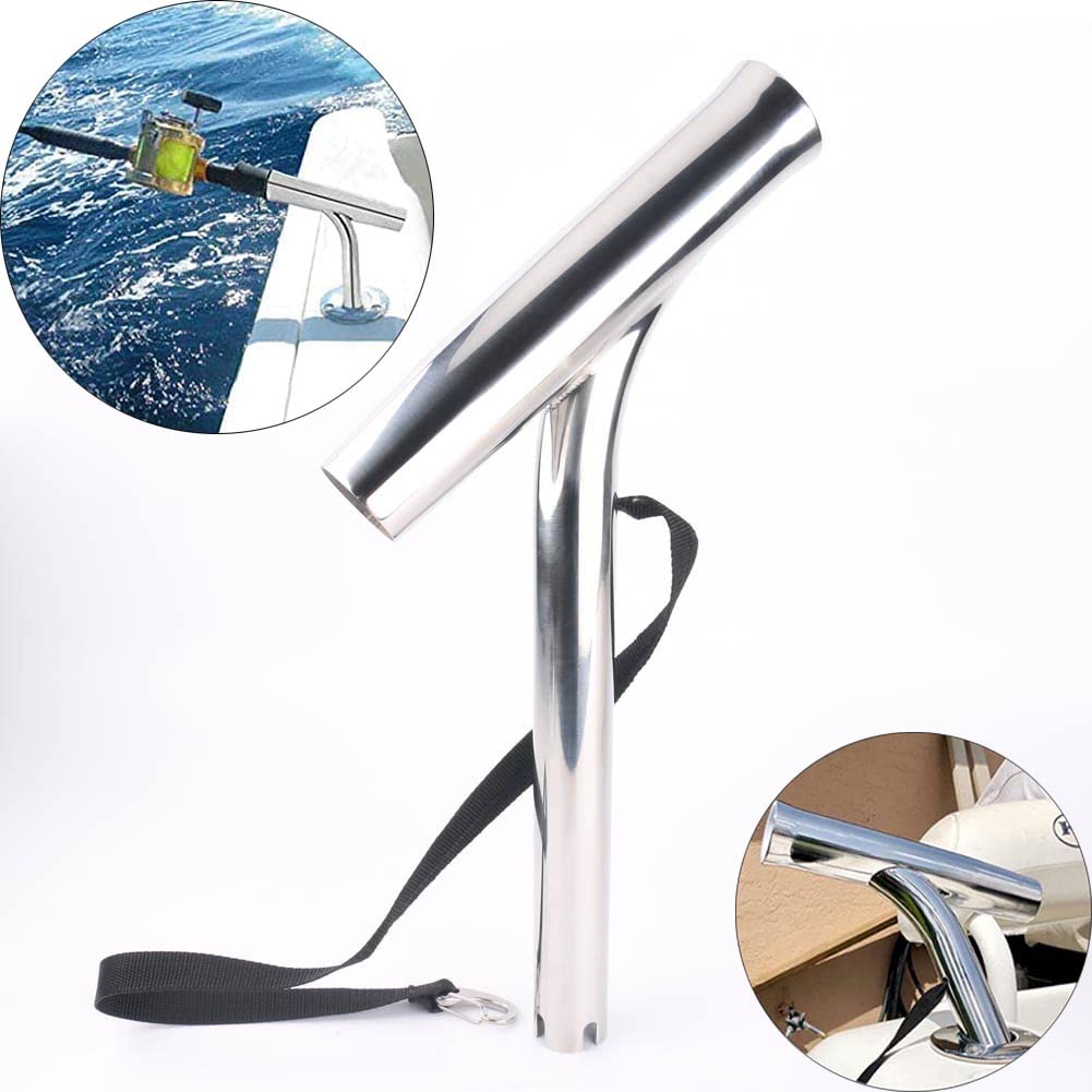 2 Pack Boat Fishing Rod Holder Stainless Steel Outrigger Mount Fishing Pole Holder