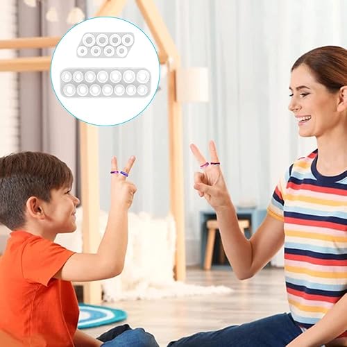 Miniatura 7 de 2 moldes de silicona para anillos de resina, moldes de silicona para anillos de Jiale, para hacer anillos, aretes, colgantes y manualidades