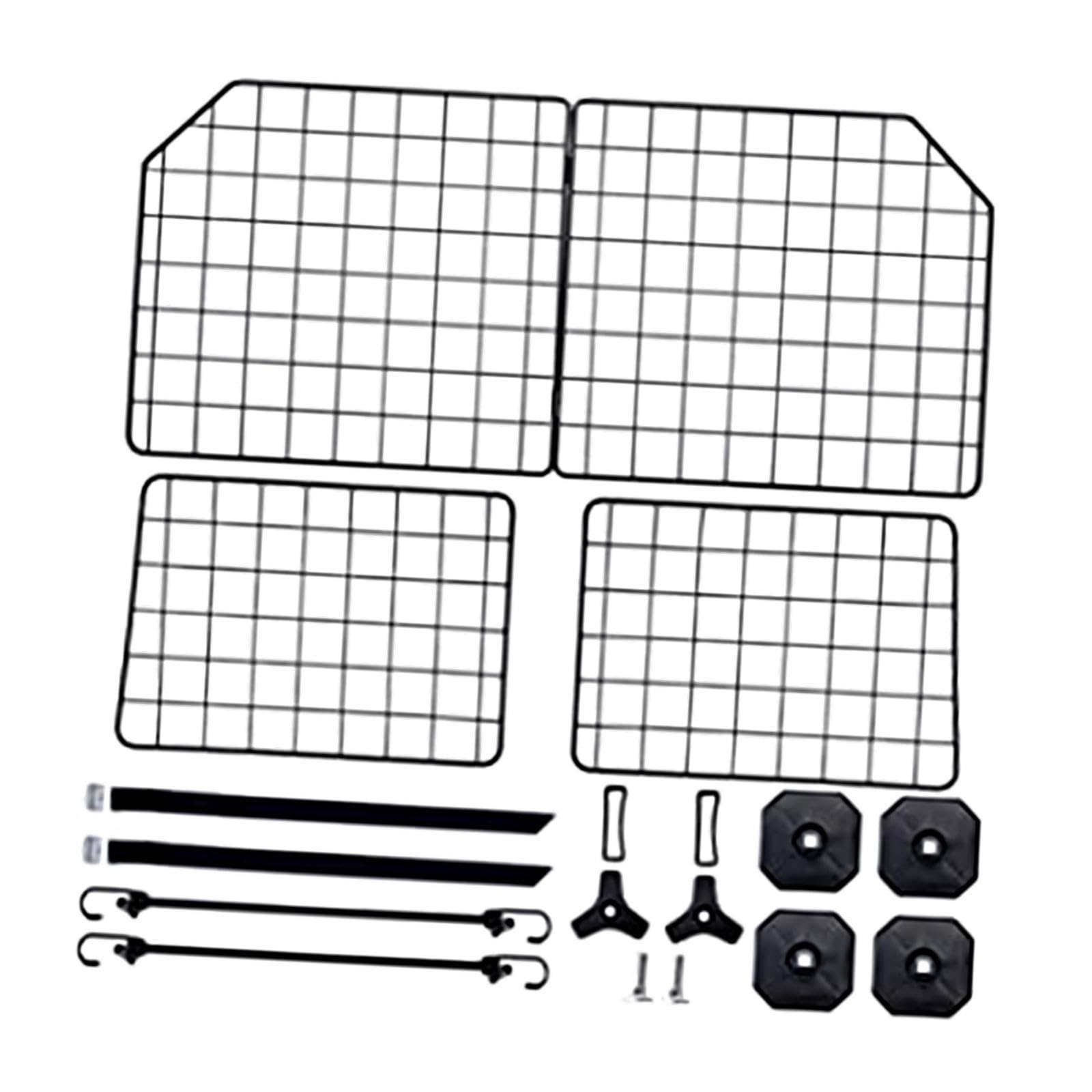 Barrière de Sécurité pour Chiens dans Les Voitures, Camions, SUV et Berlines. Accessoires pour Animaux de Compagnie. Filet de Séparation pour Animaux