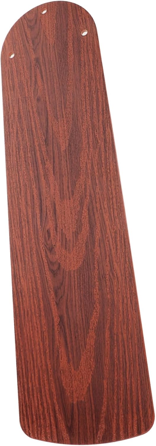 Replacement Ceiling Fan Blades Walnut Grain Texture Plastic Fan Leaves for Living Bedroom Dining Noise Reduction