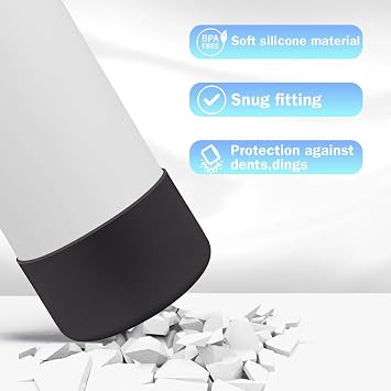 WK IEASON 2Pcs Protective Silicone Base Boot for Hydro Flask 32OZ 40OZ Wide Mouth Flask Water Bottle,Anti-Slip Silicone Sleeve Cover Bumper for Hydro Water Bottle Accessories 3.56inch Bottom Diameter