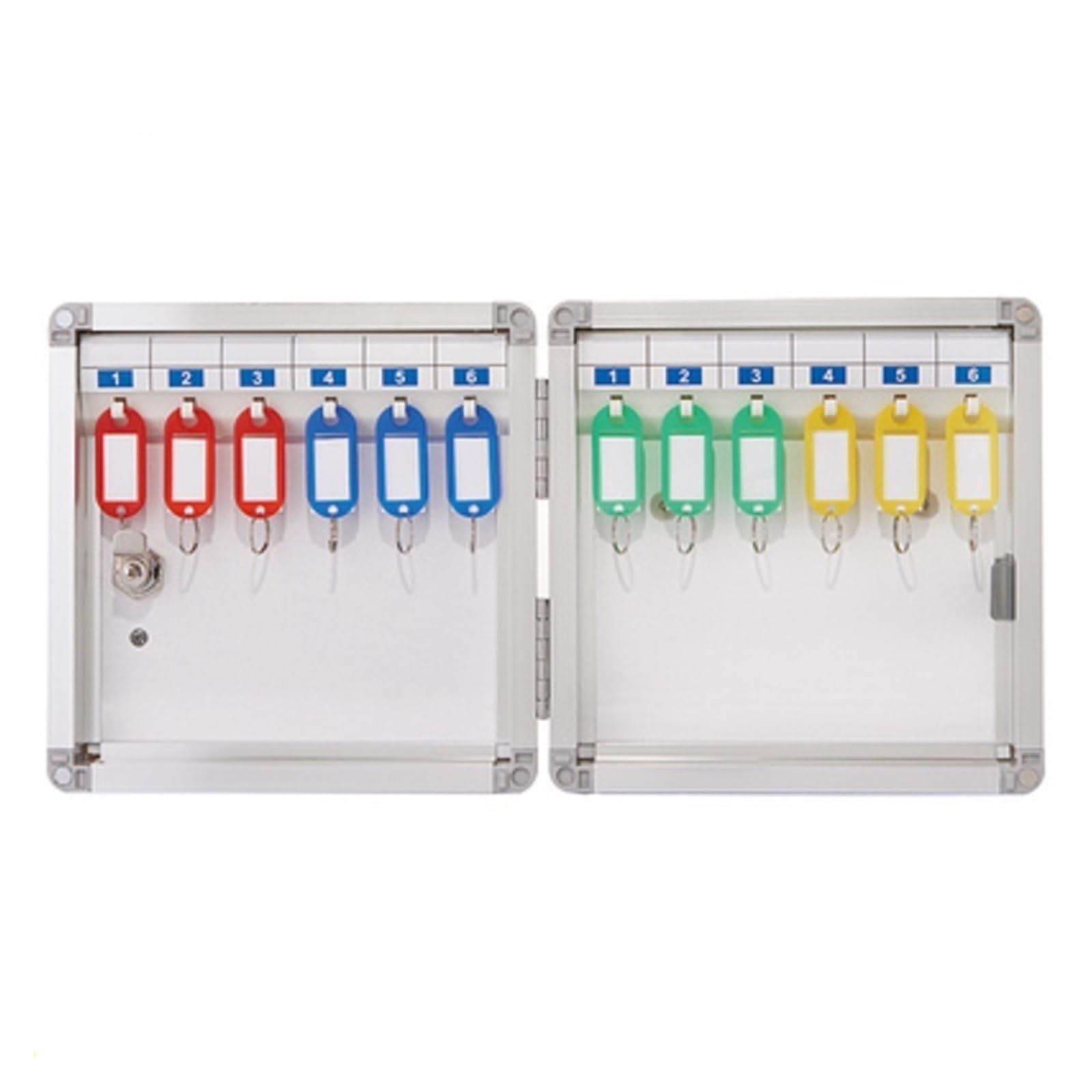Cassaforte per chiavi Armadietto Portachiavi In ​​lega Di Alluminio Casseforti A Parete For La Gestione Della Sicurezza Keybox Storage Contiene Tessere Portachiavi For L'home Office Aziendale(F012)