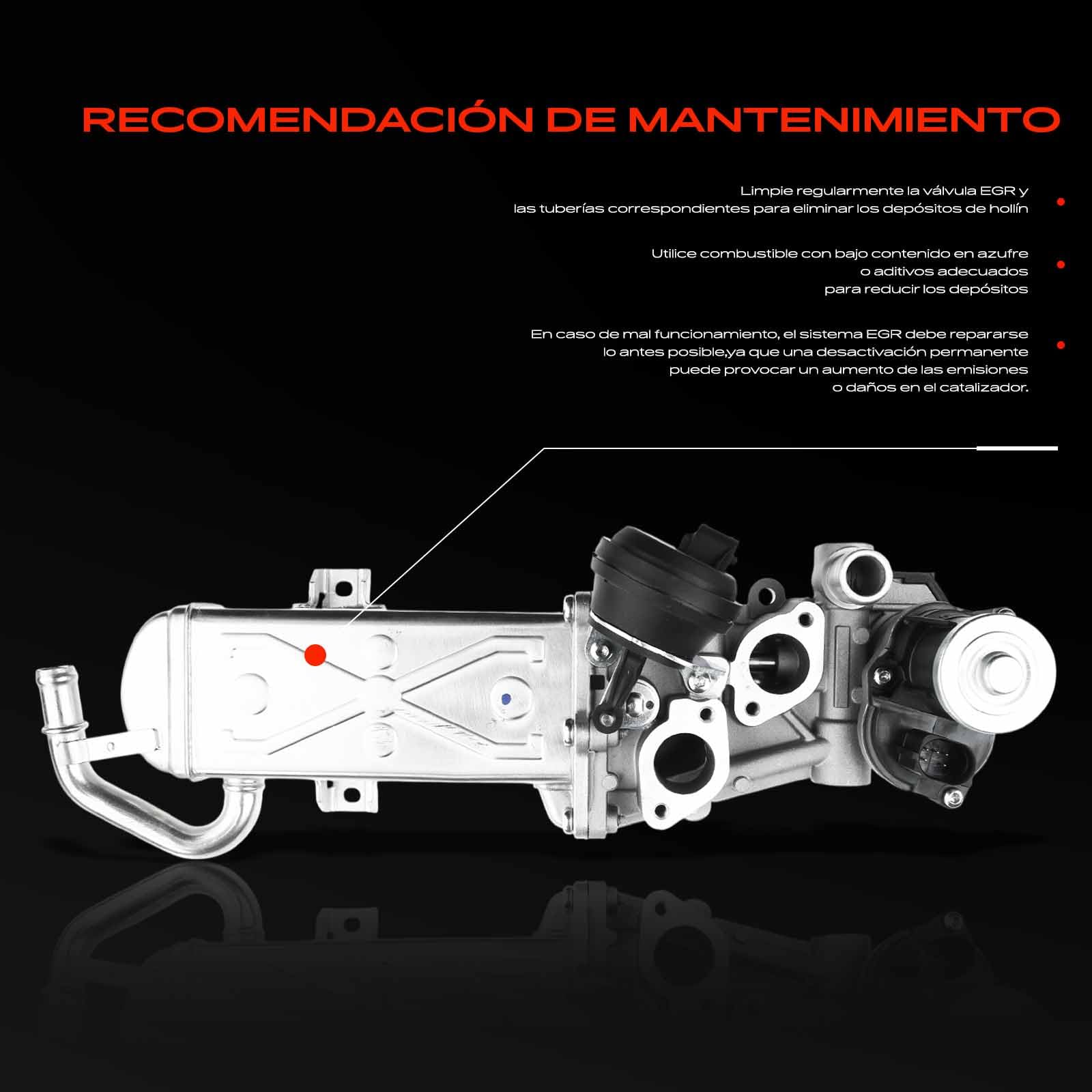 Frankberg Válvula EGR Diesel Compatible con Golf VI 5K1 1.6L Golf VI Variante AJ5 1.6L T.o.u.r.a.n 1T3 2.0L Golf Plus 521 5M1 1.6L T.i.g.u.a.n 5N 2.0L Replace# 03L131512AP