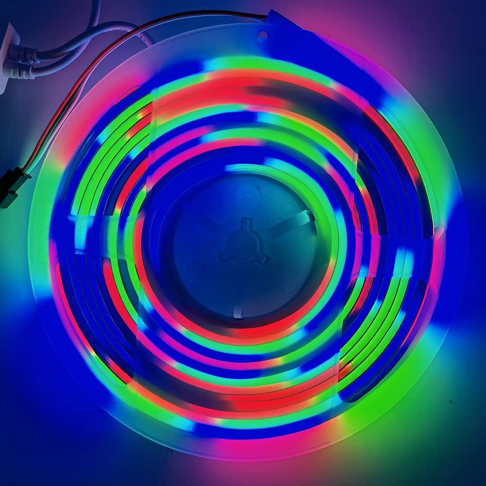 Tiras LED COB de colores completos 720 LEDs/m WS2811 Smart RGB direccionable magia digital pixeles luces DC12 V/24 V, no resistente al agua (WS2811 720LEDs COB 24 V)