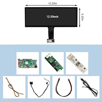 Amazon.co.jp: VSDISPLAY 12.3インチ液晶パネル タッチ付き